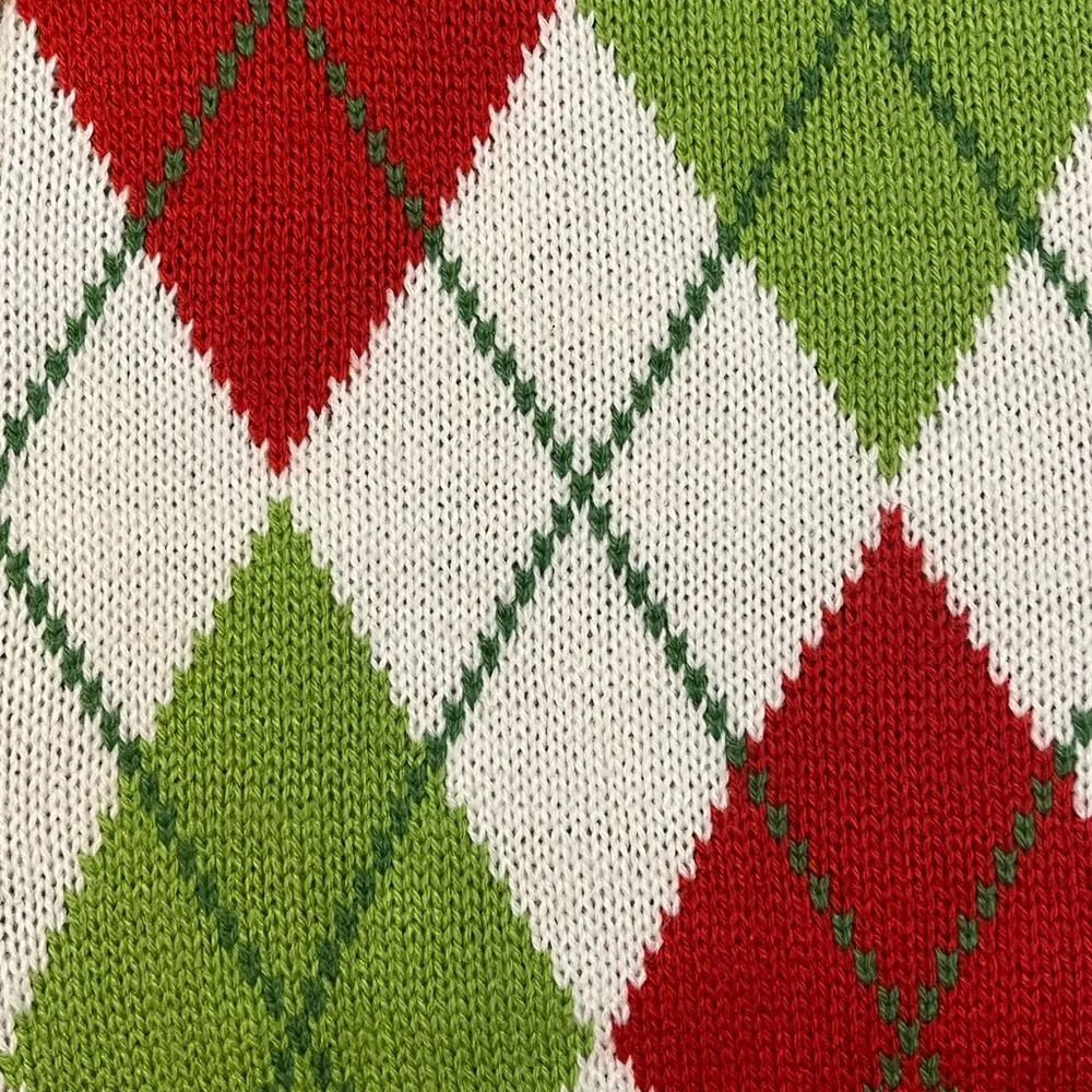 More & Merrier Argyle Pet Sweater
